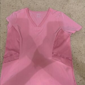 Hanes Comfort Fit Pink V-Neck Top